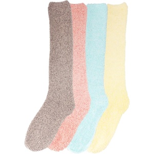 image:imageWomens Fuzzy Feather Soft Cozy Knee High SocksAssortment 4c