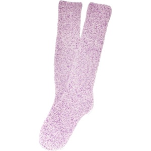 image:imageWomens Fuzzy Feather Soft Cozy Knee High SocksDeep Purple