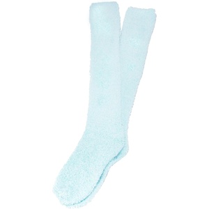 image:imageWomens Fuzzy Feather Soft Cozy Knee High SocksLight Blue
