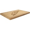 image:imageBambooMN Custom Laser Engraved Personalized Bamboo Wooden Company Logo Promotional Marketing Business Bulk Cutting Boards  11 x 11 x 075 Grooved  1 Piece1