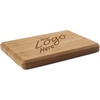 image:imageBambooMN Custom Laser Engraved Personalized Bamboo Wooden Company Logo Promotional Marketing Business Bulk Cutting Boards  11 x 11 x 075 Grooved  1 Piece10