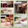 image:imageBambooMN Engraved Round Bamboo Coasters  Simple Phrases  Assortment B  4 UnitsAssortment C