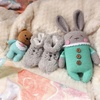 image:imageBambooMN Infants Toddler Soft Warm Plush Cozy Fuzzy Cartoon Animal Slippers Booties Socks ShoesColor 24