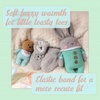 image:imageBambooMN Infants Toddler Soft Warm Plush Cozy Fuzzy Cartoon Animal Slippers Booties Socks ShoesColor 24