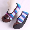 image:imageBambooMN KidYouth Warm Microfiber Travel Animal Cozy Fuzzy Slippers NonSlip Lined SocksShoes 3 PairsD Lady Bug