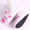 image:imageBambooMN KidYouth Warm Microfiber Travel Animal Cozy Fuzzy Slippers NonSlip Lined SocksShoes 3 PairsE Brown Bear
