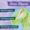 image:imageBambooMN Womens Heart Patterned NonSlip Lined Travel Home Slippers06 Berry Blend