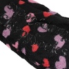 image:imageBambooMN Womens Heart Patterned NonSlip Lined Travel Home SlippersBlack Hearts