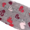 image:imageBambooMN Womens Heart Patterned NonSlip Lined Travel Home SlippersGrey Hearts