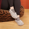 image:imageBambooMN Womens Heart Patterned NonSlip Lined Travel Home SlippersLight Cheetah Print