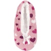 image:imageBambooMN Womens Heart Patterned NonSlip Lined Travel Home SlippersPink Hearts
