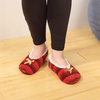 image:imageBambooMN Womens Heart Patterned NonSlip Lined Travel Home SlippersRed Stripes