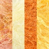 image:imageJubileeYarn Feather Whimsy Eyelash Yarn  50gSkein Fine Polyester Fur  Shades of Blue  4 SkeinsShades of Orange