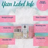 image:imageJubileeYarn Feather Whimsy Eyelash Yarn  50gSkein Fine Polyester Fur  Shades of Blue  4 SkeinsShades of Yellow