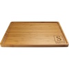image:imageBambooMN Custom Laser Engraved Bamboo Serving Tray  Square Light MonogramStyle Engraving  17 x 13 x 075  Rounded Edge  1 Piece