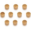 image:imageBambooMN Engraved Round Bamboo Coasters  Simple Phrases  Assortment B  4 UnitsAssortment E