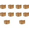 image:imageBambooMN Engraved Square Bamboo Coasters  BeerWine Theme  Assortment A  4 UnitsAssortment E