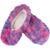image:imageBambooMN Womens Heart Patterned NonSlip Lined Travel Home Slippers04 Purple Puree
