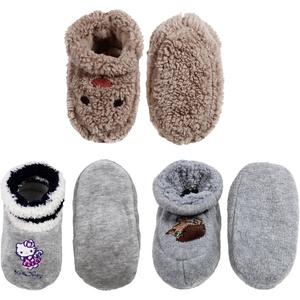 image:imageBambooMN Infants Toddler Soft Warm Plush Cozy Fuzzy Cartoon Animal Slippers Booties Socks ShoesAssortment 17