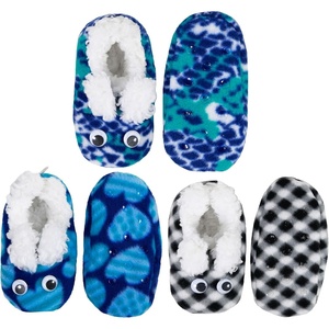 image:imageBambooMN Infants Toddler Soft Warm Plush Cozy Fuzzy Cartoon Animal Slippers Booties Socks ShoesAssortment 21