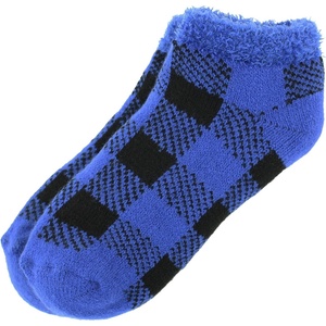 image:imageBambooMN Kids Double Layer NonSkid Thick Super Soft Cozy Warm Fuzzy Comfy Home Indoor Outdoor Cabin Low Cut Sock Style 59Style No 59