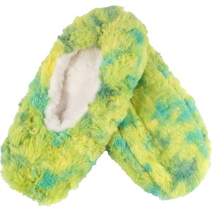 image:imageBambooMN Womens Heart Patterned NonSlip Lined Travel Home Slippers03 Minty Mingle