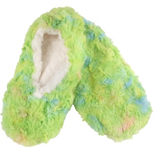 image:imageBambooMN Womens Heart Patterned NonSlip Lined Travel Home Slippers05 Springtime Mix