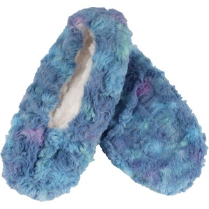 image:imageBambooMN Womens Heart Patterned NonSlip Lined Travel Home Slippers06 Berry Blend