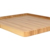 image:imageBambooMN Organic Bamboo Serving Tray Vanity Appetizers Snacks Desserts Charcuterie Boards Rounded Edges 17x13x075  1 Tray11x89x06  Rounded Edges