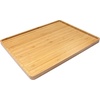 image:imageBambooMN Organic Bamboo Serving Tray Vanity Appetizers Snacks Desserts Charcuterie Boards Rounded Edges 17x13x075  1 Tray17x13x075  Rounded Edges
