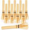 image:imageBambooMN Japanese Skinny Matcha Whisk Chasen  Long Handle Traditional Matcha Utensil  Skinny Natural Golden Brown  10 PiecesNatural Golden Brown Skinny