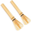 image:imageBambooMN Japanese Skinny Matcha Whisk Chasen  Long Handle Traditional Matcha Utensil  Skinny Natural Golden Brown  10 PiecesNatural Golden Brown Skinny