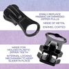 image:imageDelrin Zipper Pulls  8  Black  20 Units5