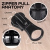 image:imageDelrin Zippers  10  Black  10 Yards 4 Pulls100 Yards 5