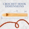 image:imageJubileeYarn Jumbo Birch Crochet Hook  US X 30mmNatural