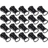 image:imageDelrin Zipper Pulls  8  Black  20 Units10