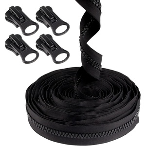 image:imageDelrin Zippers  10  Black  10 Yards 4 Pulls10 Yards 10