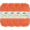 image:imageJubileeYarn Lacery Yarn  Ultra Violet  2 Skeins1546 Light Orange