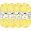image:imageJubileeYarn Lacery Yarn  Ultra Violet  2 Skeins600 Light Buttercream