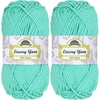 image:imageJubileeYarn Lacery Yarn  Ultra Violet  2 Skeins108 Marina Green