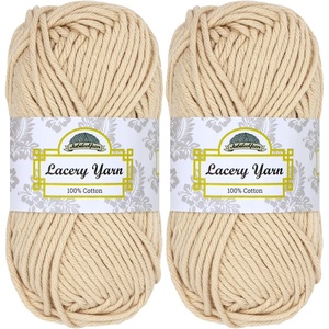 image:imageJubileeYarn Lacery Yarn  Ultra Violet  2 Skeins101 Vanilla Cream