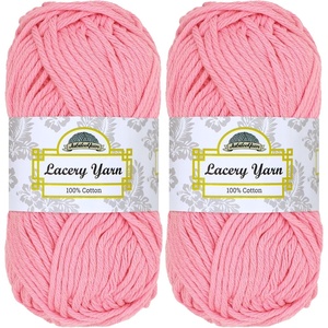 image:imageJubileeYarn Lacery Yarn  Ultra Violet  2 Skeins103 Marina Pink