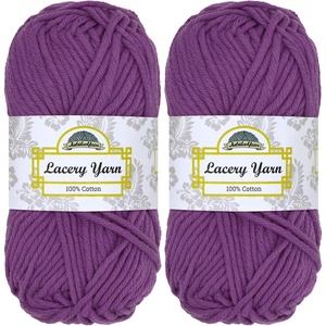 image:imageJubileeYarn Lacery Yarn  Ultra Violet  2 Skeins3513 Grape Compote