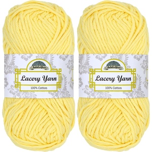 image:imageJubileeYarn Lacery Yarn  Ultra Violet  2 Skeins600 Light Buttercream